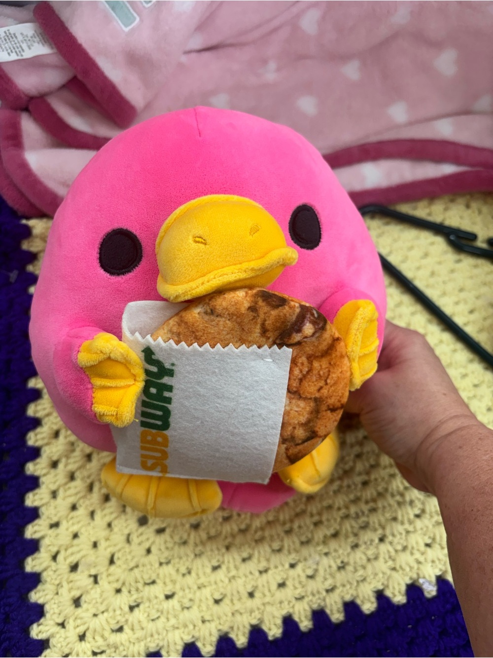 2024 Zuru snackles “Whitney” the platypus 5” plush w/ subway cookie